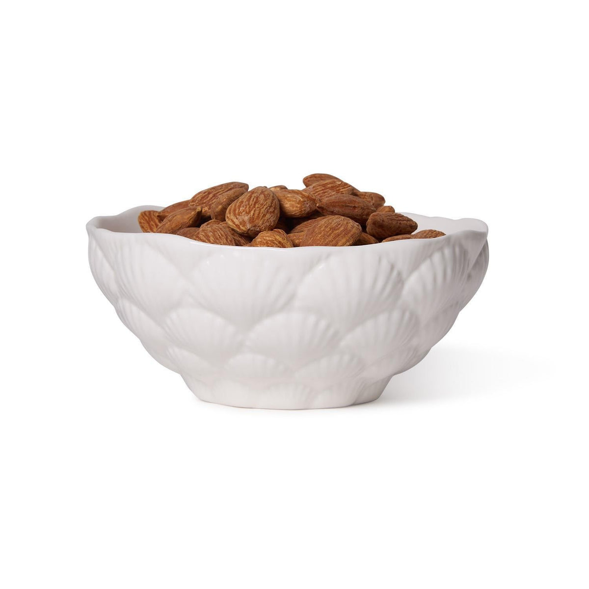 Fan Shell Tidbit Bowls, Set of 3