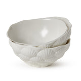 Fan Shell Tidbit Bowls, Set of 3