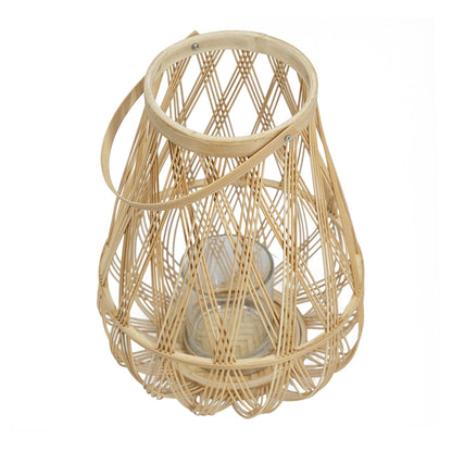 Sienna Bamboo Lantern with Rope Handle
