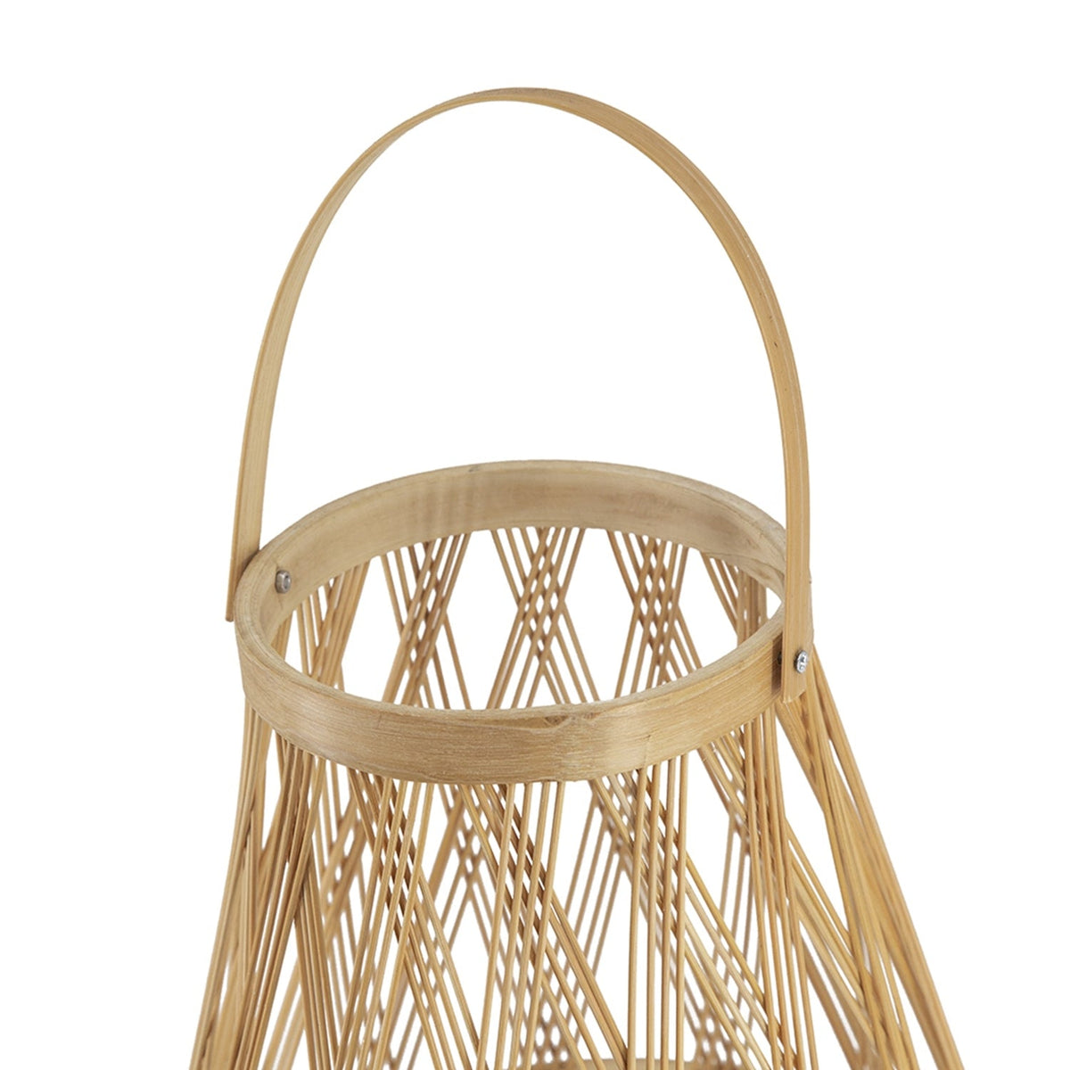 Sienna Bamboo Lantern with Rope Handle