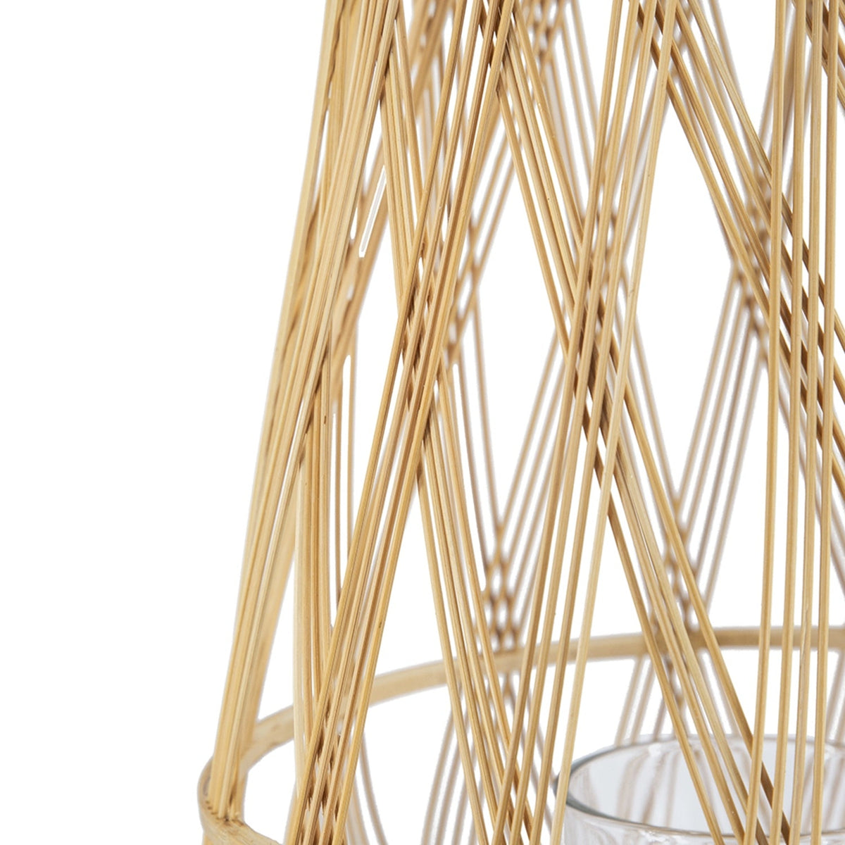 Sienna Bamboo Lantern with Rope Handle