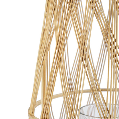 Sienna Bamboo Lantern with Rope Handle