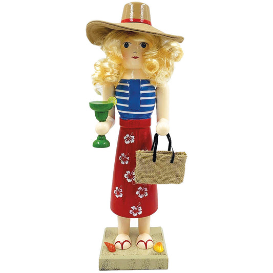 Lady at the Beach Nutcracker