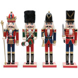 King and Guard Nutcrackers, Set of 4