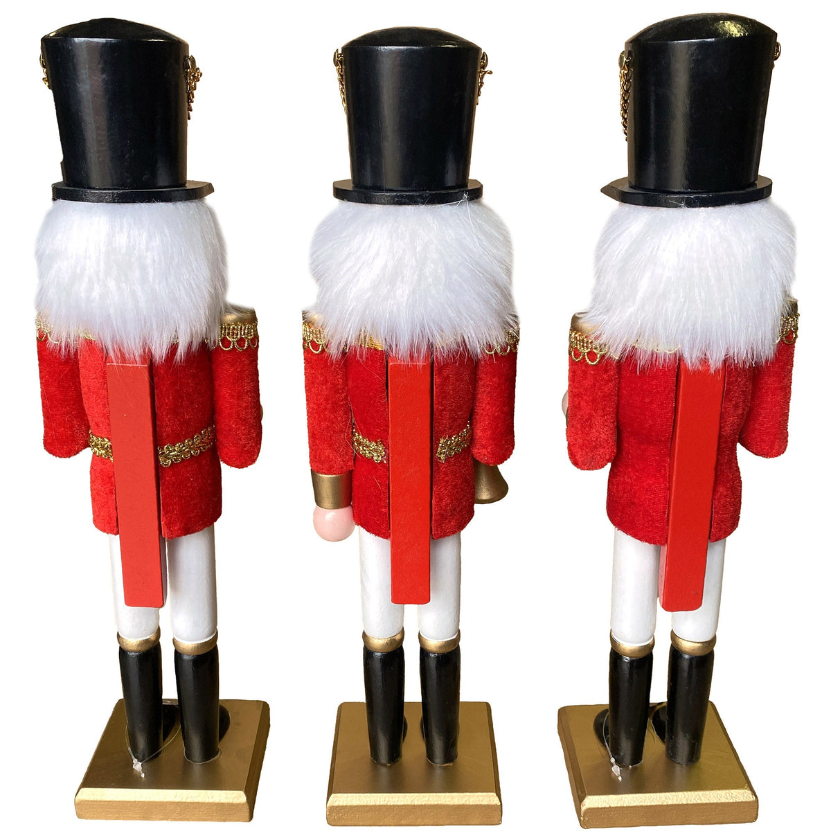 Red Marching Band Nutcrackers, Set of 3