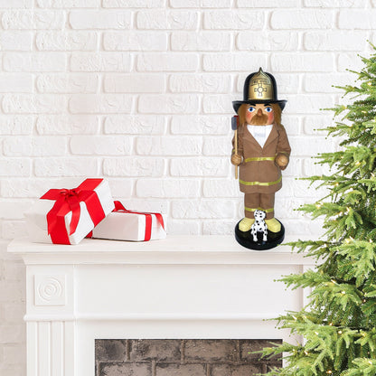 Fireman and Dalmatian Nutcracker
