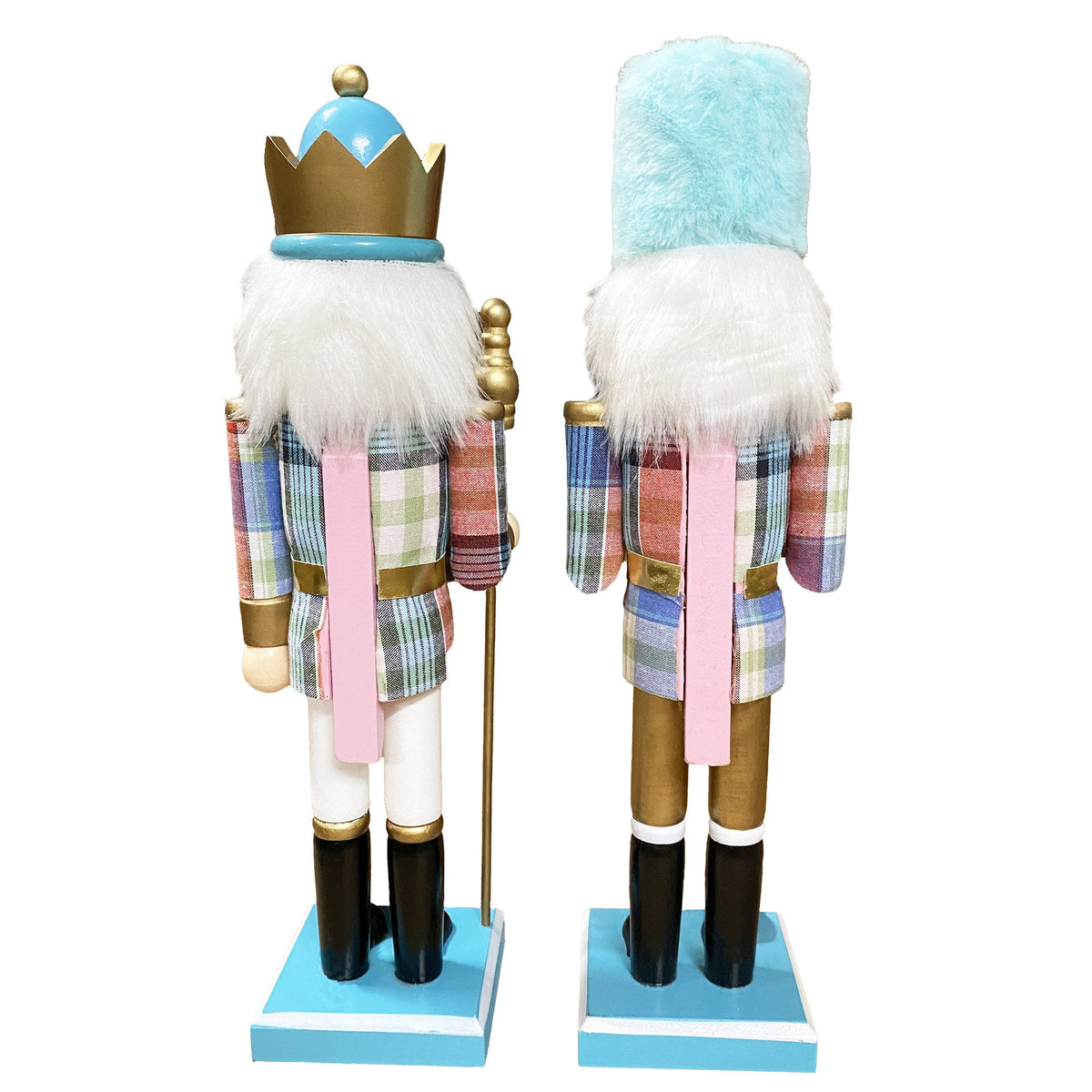 Pastel Nutcrackers, Set of 2