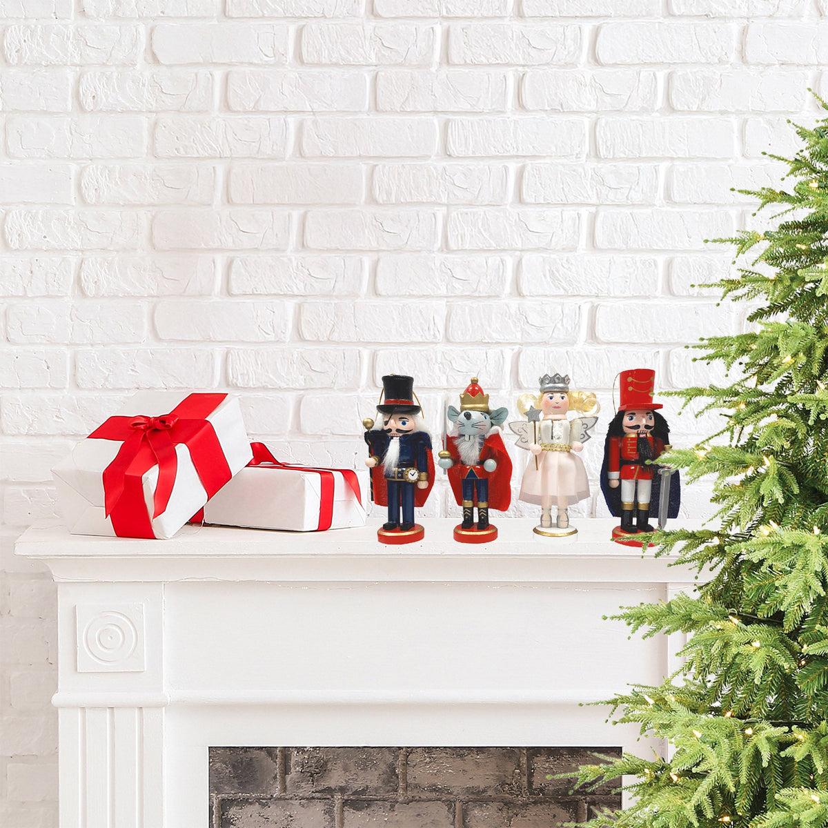 Nutcracker Suite Ornaments, Set of 4