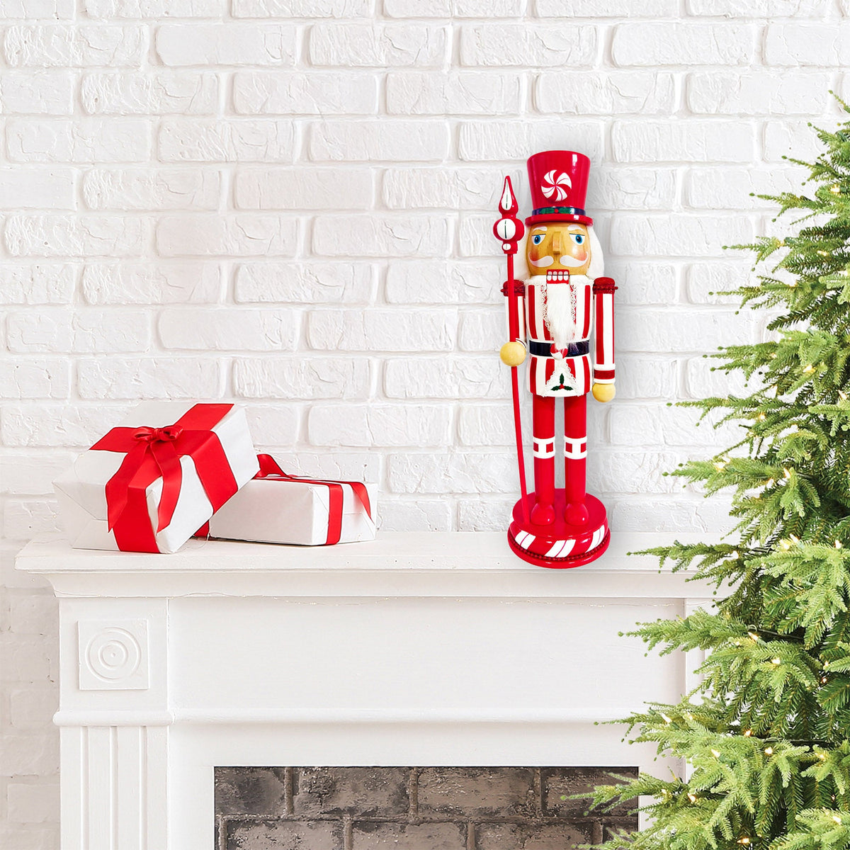 Peppermint Swirl Nutcracker