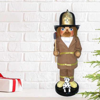 Fireman and Dalmatian Nutcracker