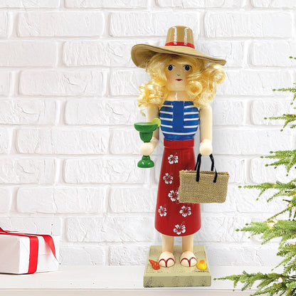 Lady at the Beach Nutcracker
