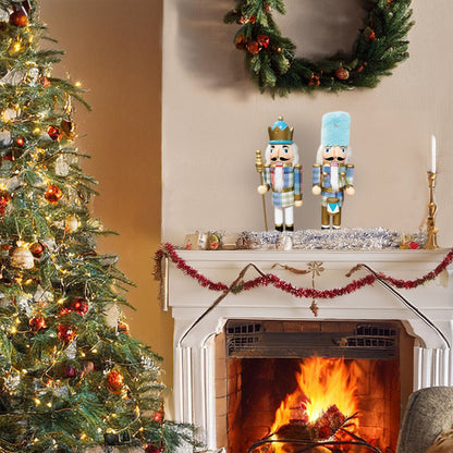 Pastel Nutcrackers, Set of 2